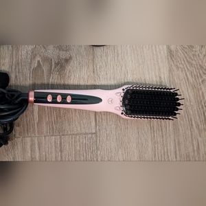 L'ange Le Vite Hair Brush Straightener Pink Blush Lange Thermal Ion Ceramic